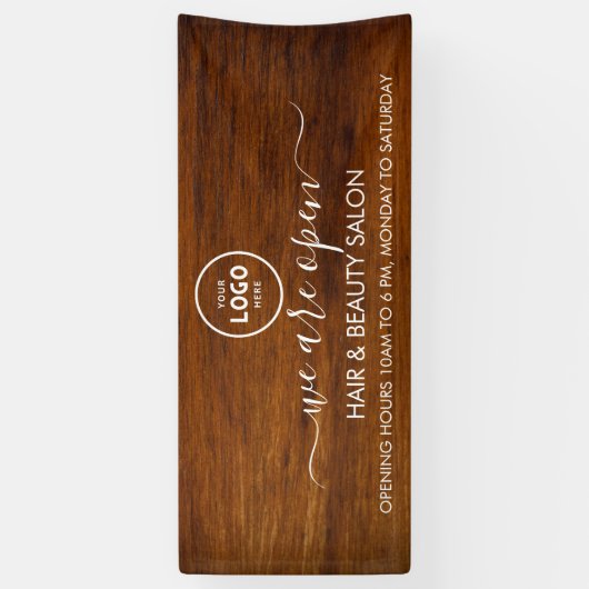 Firmenlogo Modern Beruflich 6' Banner (Vertikal)