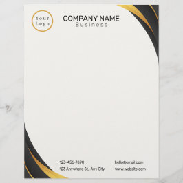 Firmenlogo Modern Beruflich Briefbogen