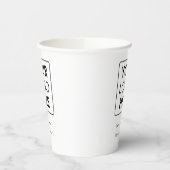 Firmenlogo Modern Beruflich Pappbecher (Links)