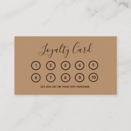 Firmenlogo Modern Brown Beruflich Company Treuekarte