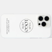 Firmenlogo Modern einfach Case-Mate iPhone Hülle (Rückseite (Horizontal))