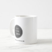 Firmenlogo Modern Kaffeetasse (Vorderseite Links)