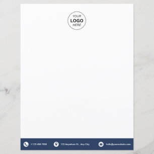 Firmenlogo Modern Minimalistische Letterhead