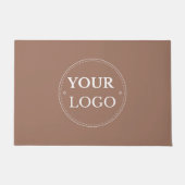 Firmenlogo Moderne braune Werbung Fußmatte (Vorderseite)