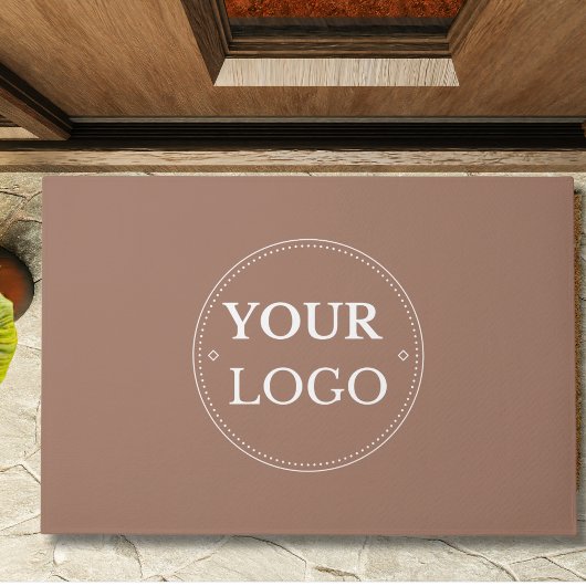 Firmenlogo Moderne braune Werbung Fußmatte