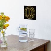 Firmenlogo Moderne elegante Unternehmenswerbung Foliendrucke (Ablage(Küche))