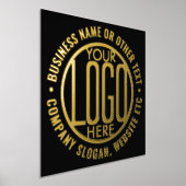 Firmenlogo Moderne elegante Unternehmenswerbung Foliendrucke (Ablage )