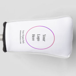 Firmenlogo Moderne, individuell anpassbare Vorlage Golf Headcover
