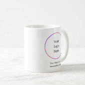Firmenlogo Moderne, individuell anpassbare Vorlage Kaffeetasse (VorderseiteRechts)