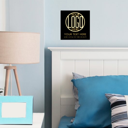 Firmenlogo Moderne minimale Werbeaktion für Untern Foliendrucke (In Situ (Schlafzimmer))