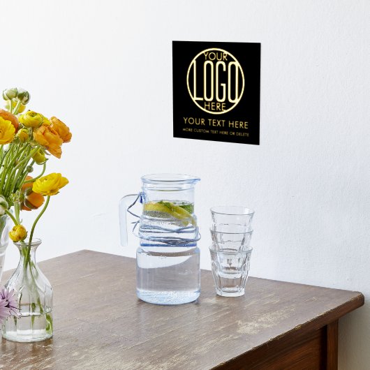 Firmenlogo Moderne minimale Werbeaktion für Untern Foliendrucke (Ablage(Küche))