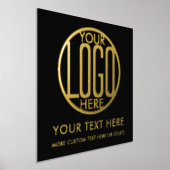 Firmenlogo Moderne minimale Werbeaktion für Untern Foliendrucke (Ablage )