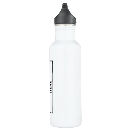 Firmenlogo Moderne Unternehmensmarke Edelstahlflasche (Rechts)