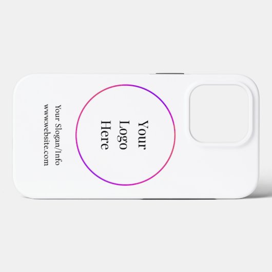 Firmenlogo | Moderne Unternehmensvorlage Case-Mate iPhone Hülle (Rückseite (Horizontal))