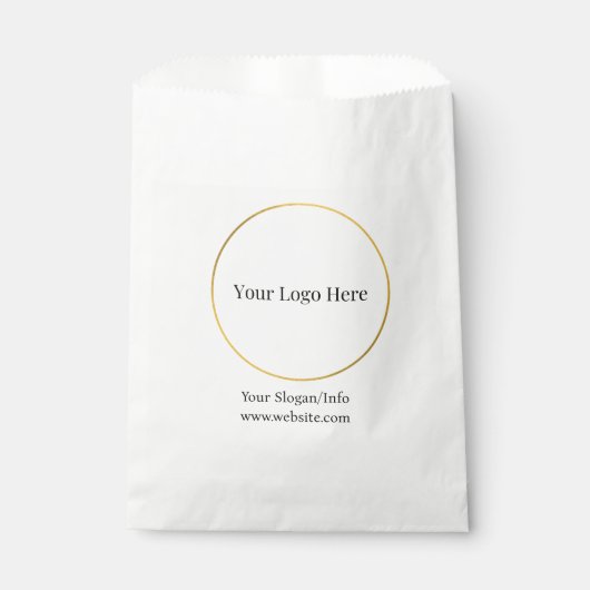 Firmenlogo | Moderne Unternehmensvorlage Geschenktütchen (Vorderseite)