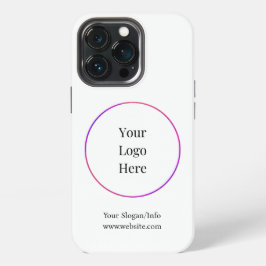 Firmenlogo | Moderne Unternehmensvorlage iPhone 13 Pro Hülle
