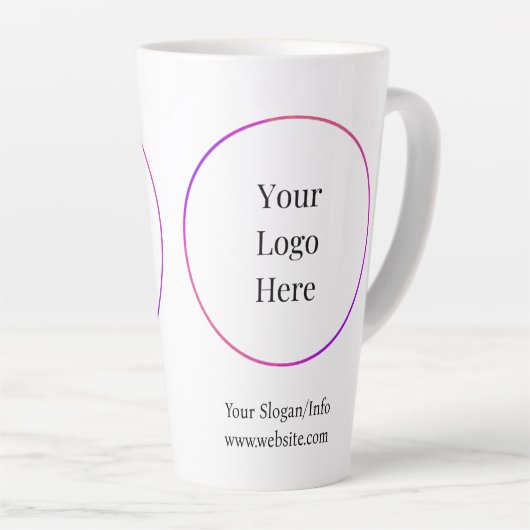 Firmenlogo | Moderne Unternehmensvorlage Milchtasse (Rechte Ecke)