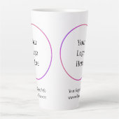 Firmenlogo | Moderne Unternehmensvorlage Milchtasse (Vorderseite)