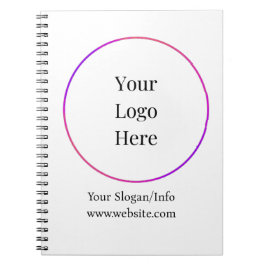 Firmenlogo | Moderne Unternehmensvorlage Notizblock