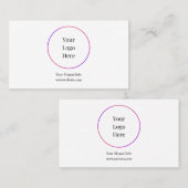 Firmenlogo | Moderne Unternehmensvorlage Visitenkarte (Vorne/Hinten)