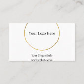 Firmenlogo | Moderne Unternehmensvorlage Visitenkarte (Rückseite)