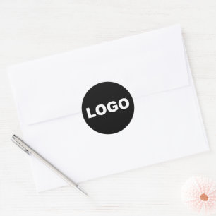 Firmenlogo Moderne Unternehmenswerbung Runder Aufkleber