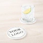 Firmenlogo Moderne Weihnachten Getränkeuntersetzer (Seite)