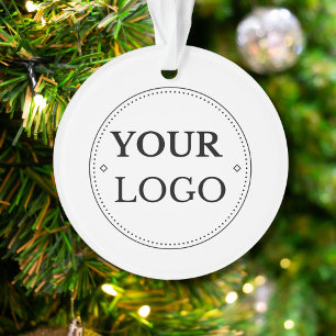 Firmenlogo Moderne Weihnachten Ornament