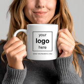 Firmenlogo Moderne Werbung Kaffeetasse