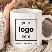 Firmenlogo Moderne Werbung Kaffeetasse