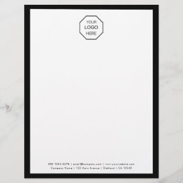 Firmenlogo | Moderner minimalistischer Briefkopf