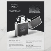 Firmenlogo Modernes Marketing zur Produktpräsentat Flyer (Vorne)