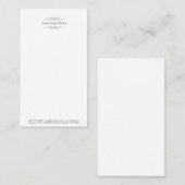 Firmenlogo | Modernes Minimalistisch Visitenkarte (Vorne/Hinten)