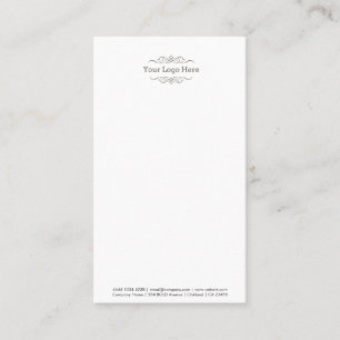 Firmenlogo   Modernes Minimalistisch Visitenkarte