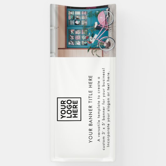 Firmenlogo Modernes Minimalistisches Foto Banner (Vertikal)