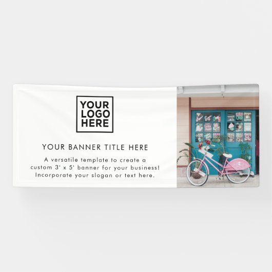 Firmenlogo Modernes Minimalistisches Foto Banner (Horizontal)