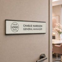 Firmenlogo | Modernes neutrales graues Personal