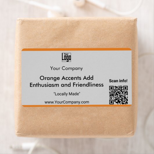 Firmenlogo Motto QR Marketing Grosses Firmenlogo (Insitu)