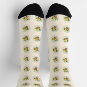 Firmenlogo-Muster-Socken als Neuheit Socken