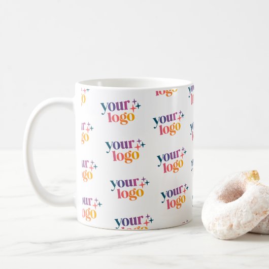 Firmenlogo-Muster-Tasse Kaffeetasse (Mit Donut)