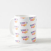 Firmenlogo-Muster-Tasse Kaffeetasse (Vorderseite Links)