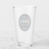 Firmenlogo nach Ihrem Geschmack Glas (Rückseite)