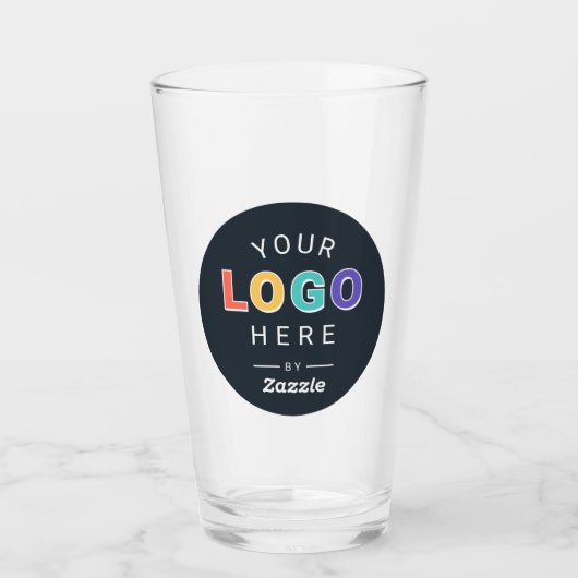 Firmenlogo nach Ihrem Geschmack Glas (Vorderseite)