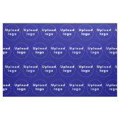 Firmenlogo Nahtloses Muster auf blauem Stoff (Fat Quarter (45,7 x 55,9 cm))