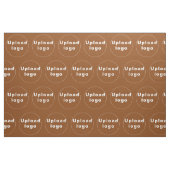 Firmenlogo Nahtloses Muster auf braunem Stoff (Fat Quarter (45,7 x 55,9 cm))
