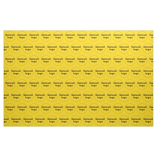Firmenlogo Nahtloses Muster auf gelbem Stoff (Yard (91,4 cm))