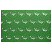 Firmenlogo Nahtloses Muster auf grünem Stoff (Fat Quarter (45,7 x 55,9 cm))