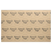 Firmenlogo Nahtloses Muster auf hellbraun Stoff (Fat Quarter (45,7 x 55,9 cm))