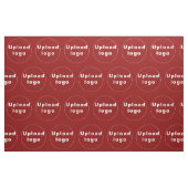 Firmenlogo Nahtloses Muster auf rotem Stoff (Fat Quarter (45,7 x 55,9 cm))