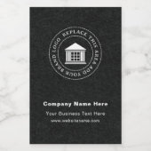 Firmenlogo | Name | Benutzerdefiniertes Lebensmitt Lebensmitteletikett (Einzelnes Label)